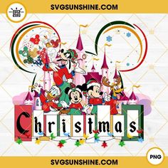 Mickey Mouse And Friends Christmas PNG, Disney Christmas PNG File Digital Download Disney Christmas Shirts, Very Merry Christmas Party, Disney Family Vacation, Cute Christmas Wallpaper, Friends Christmas, Wall Papers, Disney Holiday, Mickey Mouse And Friends, Friend Christmas