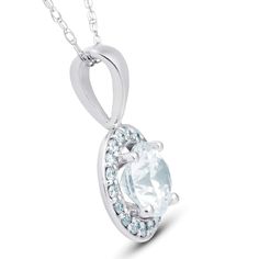 This high quality womens pendant features a 6.5mm genuine moissanite and genuine round cut diamonds that encircle the main stone. All stones are set in solid 14k white gold. An 18" 14k white gold clasp lock chain is included. This pendant has ALOT of sparkle and brilliance and a noticeable size to wear every day. Moissanite Jewelry With Diamond Accents In Round Pendant, Diamond White Halo Design Round Pendant Jewelry, Diamond White Round Pendant With Halo Design, Diamond White Round Pendant Jewelry With Halo Design, Gift Diamond Necklace With Round Cut Center Stone, Diamond Round Pendant With Center Stone, Gift Round Cut Diamond Necklace With Center Stone, Diamond White Jewelry With Center Stone Round Pendant, Diamond White Round Pendant Jewelry With Center Stone