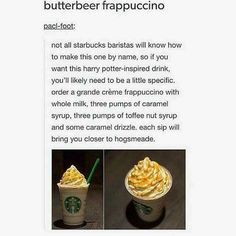 an article about the starbucks frappuccino drink is shown in this screenshot