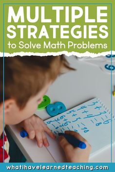 Discover the importance of teaching multiple strategies to solve math problems! This approach helps students understand concepts deeply, promotes critical thinking, and builds problem-solving skills. Perfect for back-to-school and throughout the year, these strategies cater to different learning styles, making math accessible and enjoyable for all students. Enhance your teaching and empower your students with diverse methods to tackle math challenges effectively! Scaffolding Learning, Why I Teach, Different Learning Styles, Math Quotes, Problem Solving Strategies, Math Challenge, Teaching Students