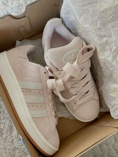 #campus Clean Girl Shoes Aesthetic, Pink Campus 00, Clean Girl Shoes, Adidas Campus 00s Pink, Campus Shoes, Pink Campus