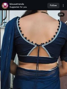 Blaous Design Back Blouse, Blause Desine Latest Back Dori, Blouse New Designs Style 2024, Tie Back Saree Blouse Designs, Back Dori Blouse Designs, New Blouse Designs Fashion 2024, Backless Dori Blouse Designs, Lotus Back Blouse Design