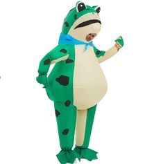 PRICES MAY VARY. ★ 【Original Design】Inflatable frog costume is original design by our professional team. It made of thick and environmentally friendly PU coated polyester fabric. It is waterproof and durable. ★ 【Inflatable Costume Adult】Frog inflatable costume adult suitable for adults 4.9-6.2FT (150cm-190cm). It is perfect cosplay costume for parties. ★ 【Inflatable Qucikly】Inflatable costumes require power bank or 4 AA batteries (not included). inflates in a few minutes, and stay inflated. Both Blow Up Halloween Costumes, Costume Dinosaure, Frog Doll, Frog Costume, Shark Costumes, Inflatable Costumes, Adult Halloween Party, Boy Halloween Costumes, Up Costumes