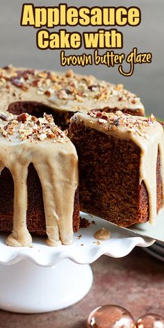 a close up of a cake on a plate