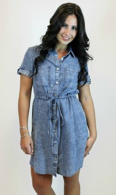 Lazy Days, Edgy Outfits, Chambray, This Summer, Clothing And Shoes, Casual Dress