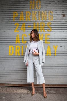 Song of Style / Rebecca Minkoff Suede Suit and Gianvito Rossi Pumps // #Fashion, #FashionBlog, #FashionBlogger, #Ootd, #OutfitOfTheDay, #Style Aimee Song Style, Suede Suit, Outfits New York, Classy Business Outfits, Aimee Song, Chique Outfits, Blogger Outfits, Song Of Style, Casual Work Outfit