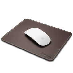 a mouse pad with a computer mouse on it