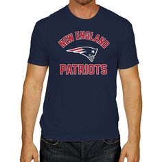 a man wearing a new england t - shirt