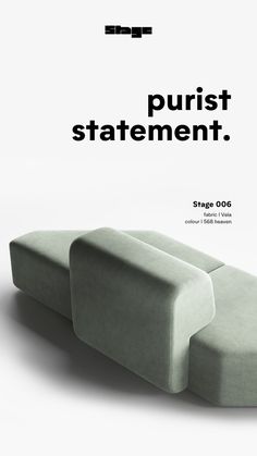 an advertisement for a new furniture line