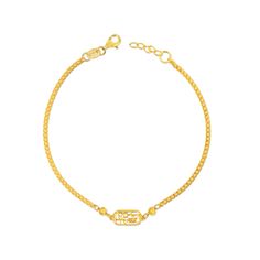 PRICES MAY VARY. May the beauty of the world connect with you. Simple and elegant, ideal for daily wear. The bracelet is crafted with Chow Tai Fook signature 999.9 Pure 24K Gold introduced since 1984. Weight: approximately 3.44 g. Tag size: approximately 0.53 X 1.22 cm ( 0.20 x 0.48 in). Gold beads: 2 beads, 0.30 cm (0.12 in ). Bracelet Length: approximately 17.50 cm (6.80 in), adjustable. Lobster clasp in 18K gold for durability. Chow Tai Fook official gift case is included. May the beauty of t Gold Cuban Chain, Cuban Chain, Pure Gold, Gold Beads, Womens Jewelry Bracelets, Lobster Clasp, Daily Wear, 18k Gold, Women Jewelry