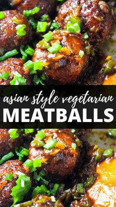 Meatless Meatballs Recipes, Chinese Vegetarian, Veggie Meatballs Recipe, Chinese Vegetarian Recipes, Vegetarian Asian Food, Healthy Vegan Chinese Food, Vegetarian Meatballs Recipe, Asian Style Carrots