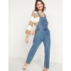 Product Details Fits: Relaxed On Top, Super-Relaxed Slouchy Fit From Hip To Ankle. Hits: At The Ankle For Plenty Of Footwear-Flaunting Options. The Feel: No-Stretch For That Vintage Fit. The Deal: Ultra-Chill Dad Jean Overalls With A Utility Twist? Work It! #733322 Materials & Care 100% Cotton Machine Wash Cold Inside Out With Dark Colors Only--Never-Fade Technology Activated! Tumble Dry Low--Maintains That Fit And Feel You Love. Imported. Fit & Sizing But Wait, There's More: Clever Secret-Smoot Dad Jeans, Jean Overalls, Vintage Fits, Old Navy Jeans, Work It, The Deal, Dark Colors, Straight Jeans, Size 16