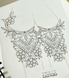 a drawing of two women's bras with flowers on them and the words minnesota tattoo