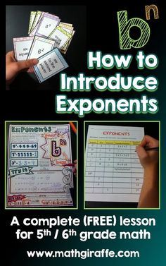 an image of how to introduce exponents for 5th grade