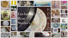 a collage of photos with the words, enchanted rose studio's how to