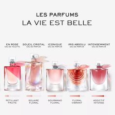 My article on every version of La Vie Est Belle Cose Aesthetic, La Vie Est Belle Perfume, Spring Perfume, Pink Perfume, La Rive, Perfume Scents, Perfume Lover