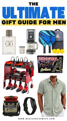 Gift Ideas for Him A Gift For Boyfriend, List Of Gift Ideas, Birthday Gifts For Husband