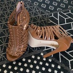 Brand New. Never Used Glamorous Brown Heels For Spring, Glamorous Brown Heels For Night Out, Shoes Women Heels, Shoes Heels, High Heels, Size 7, Women Shoes, Brand New, Heels