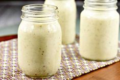 homemade cream of chicken soup in a mason jar on a colorful placemat with the words homemade cream of chicken soup