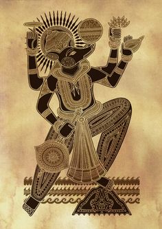 brahmaanda: The 10 avatars of Vishnu (Dashavatar) depicted by...