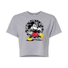 You're sure to love the look of this Disney's Mickey Mouse & Friends Juniors' Mickey Glitch Cropped Graphic Tee. © Disney You're sure to love the look of this Disney's Mickey Mouse & Friends Juniors' Mickey Glitch Cropped Graphic Tee. © Disney FEATURES Crewneck Short sleevesFABRIC & CARE Cotton Machine wash Imported Size: Xxl. Color: Med Grey. Gender: female. Age Group: kids. Mickey Mouse Pop Culture Short Sleeve Tops, Short Sleeve Mickey Mouse Pop Culture Top, Pop Culture Mickey Mouse Tops For Disney Fan Events, Mickey Mouse Fun Streetwear Top, Fun Mickey Mouse Tops For Streetwear, Fun Mickey Mouse Top For Streetwear, Mickey Silhouette, Mickey Mouse Shorts, Cropped Graphic Tees