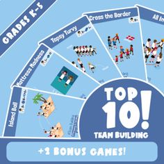 the top 10 team building games are available for kids to play on their own devices