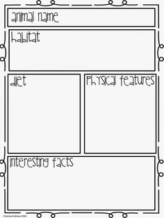 an animal name and habitat worksheet for students to practice their writing skills with