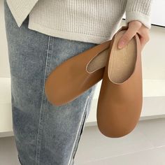 Lasaky - Slip-on Outdoor Lazy Sandals Flat Mules Single Shoes Trending Flats, Low Heel Flats, Silver High Heels, Basic Heels, Summer Soft, Platform Flats, 2024 Spring Summer, Women Slides, Sandals Flat