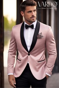 >>ORIGINAL ARTWORK AND CONTENT, PLEASE DO NOT COPY<< Men Suits, Suits For Man, Elegant Light Pink Tuxedo Jacket for Men - Formal Wedding, Prom, and Special Occasion Attire, Formal piece Wedding Suit, Double Breasted, Formal Fashion Slim Fit Suit. Elevate your style with this stunning light pink tuxedo jacket for men. This exquisite piece is perfect for formal events, weddings, proms, and any special occasion. Crafted with precision and attention to detail, this jacket combines classic sophistication with a modern twist. 👔 Stand Out in Style: Our light pink tuxedo jacket is designed to make you the center of attention. The soft pastel hue adds a touch of uniqueness to your formal ensemble, ensuring you'll stand out from the crowd. 🎩 Tailored to Perfection: This tuxedo jacket features a ta Best Man Wedding Outfit, Mens Wedding Suite Ideas, Pastel Pink Tuxedo Men, Peach Tuxedo Wedding, Rose Gold Suit Men Wedding, Pastel Pink Suit Mens, Blue And Pink Tuxedo, Pink Tuxedo Men, Pink Tuxedo Wedding