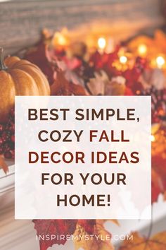 Autumn decor ideas DIY Top Dinner Ideas, Fall Bedroom Ideas, Autumn House, Decorate For Fall, Fall Bedroom Decor, Budget Family Meals, Cozy Fall Bedroom, Fall Bedding