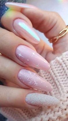 Cute Christmas Nails, Classy Nails, Pretty Acrylic Nails