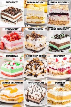 Looking for a simple showstopping dessert? These Dessert Lasagna Recipes are filled with delicious layers of your favorite sweet treats. There are so many fun flavor combinations of dessert lasagna and you'll love them all! Dessert Lasagna Recipes, Dessert Lasagna, Lasagna Recipes, Parfait Desserts, Flavor Combinations, Lemon Dessert Recipes, Jello Recipes, Bake Dessert, Pudding Desserts