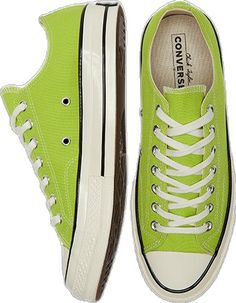 Retro Green Sneakers For Summer, Converse Chuck 70 Low, Chuck 70 Low, Converse Chuck 70, Chuck 70, Chuck Taylor All Star, Stylish Sneakers, Converse Chuck, Chucks Converse