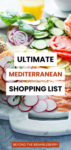 the ultimate mediterranean shopping list is here