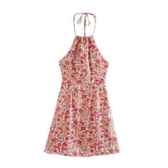 Product Details: Spaghetti straps Above the knee, mini Material: Cotton, Rayon Bohemian Mini Dress, Jumpsuit Outfit, Party Dress Short, Pink Floral Dress, Short Mini Dress, Floral Dress Summer, Feminine Look, Pink Mini Dresses, Plus Dresses