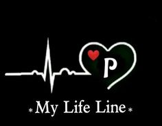 a heartbeat with the words my life line written on it