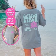 "Siesta beach shirt, Beach tshirt, Aesthetic clothes, y2k clothing, Preppy clothes, Trendy tshirt Trendy shirts: https://etsy.me/3MywvSr Trending sweatshirt: https://etsy.me/3iSkkmg Vacation shirts: https://etsy.me/3BcsHPQ 💡 HOW TO PLACE YOUR ORDER: 1. Please Check and Review all the Photos 2. Select your Shirt Color and Size from drop down menu 3. Choose your Quantity as much as you want 4. Click \"Add To Cart\". You can go back to add more of your favorite items 5. Click \"Proceed to Check Out\" 6. Wait for your package to arrive and enjoy the item 👕 Your Comfort Colors shirt is: Gildan is back with its garment-dyed t-shirt made 100% with ring-spun cotton. The soft-washed, garment-dyed fabric brings extra coziness to your wardrobe while the relaxed fit makes it an excellent daily choic Y2k Summer T-shirt For Beach, Y2k Short Sleeve Beach Tops, Y2k Style Tops For Beach Vacation, Y2k Style Short Sleeve Tops For Vacation, Y2k Short Sleeve Shirt For Summer, Trendy Graphic Print Shirt For Beach Season, Trendy Shirt With Graphic Print For Beach Season, Trendy Beach Shirt With Text Print, Trendy Text Print Beach Shirt