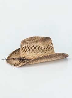 Cowboy hat    100% paper   Woven straw   Curved wide brim    Mouldable brim shape   Bead detail Cowboy Hat Brown, Simple Formal Dresses, Brown Cowboy Hat, Simple Prom Dress Long, Popular Prom Dresses, Festival Hat, Sweetheart Prom Dress, Coachella Outfit, Festival Accessories