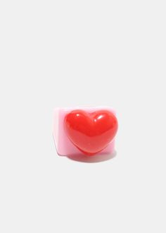 Different options Pair with other ring Jelly Rings, Pinterest Predicts, Heart Square, Custom Candy, Body Pose Drawing, Square Ring, Square Rings, Pink Ring, Heart Candy