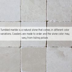 the words tumbled marble is a natural stone that comes in different color variations