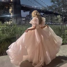 Girl Wearing Gown Aesthetic, Vintage Princess Dress Victorian, Pink Ballgown Aesthetic, Pink Wedding Dress Aesthetic, Pink Ball Gown Aesthetic, Selkie Wedding Dress, Pink Princess Aesthetic Dress, Dresses For Party Events, Pink Fairytale Dress