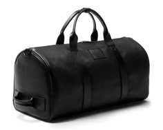 DUFFLE | KILLSPENCER® - Black Leather Mens Duffle Bag, Modern Backpack, Leather Duffel Bag, Quick Getaway, Leather Duffel, Leather Duffle Bag, Leather Travel Bag, Leather Duffle, Gym Bags