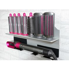 Beauty & Gesundheit | Haus & Garten | Hobby & Spielzeug | Hochzeit Supplies | Kleidung & Accessoires | Sport | Sonstiges Wandhalterung Ständer Rack Set für Styler Haar Curling Lagerregal Beschreibung: Entwickelt für Dyson Styler Zubehör. Die Größe passt perfekt zusammen, sodass das Zubehör festgehalten wird. Einzigartiges Design: Die Kante ist gebogen, um zu verhindern, dass der Lockenwickler herunterfällt und Schäden verursacht. Das einzigartige konvexe Design am oberen Ende hat eine genaue Grö Hair Salon Bathroom, Salon Bathroom, Dyson Air Wrap, Air Wrap, Industrial Garden, Curling Hair With Wand, Best Hair Salon, Storage Stand, Hair Curler