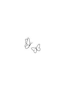 Tattoo Small Ideas Meaningful, Two Butterfly Tattoo Design, Delicate Meaningful Tattoos, Little Tattoos Butterfly, Butterfly Behind Arm Tattoo, Subtle Butterfly Tattoo, Small Tattoo Ideas Butterfly, Tiny Cute Tattoos For Women, Little Dainty Tattoos