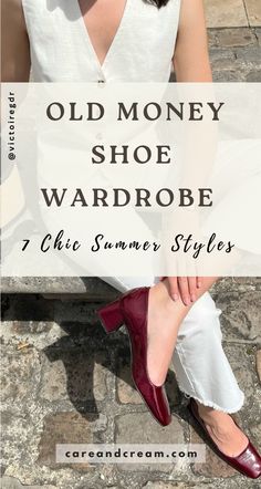 Explore the old money aesthetic with this summer shoe capsule wardrobe for women. Our blog post highlights quiet luxury summer shoes, including loafers, sandals, and ballet flats. Embrace the sophisticated style of old money shoes and find your shoe inspo amid these classy shoes. Old Money Shoes Summer, Luxury Classic Summer Flats, Luxury Chic Summer Loafers, Old Money Footwear, Women Old Money Style Summer, Kitten Heel Slingbacks, Chic Summer Style, Shoe Wardrobe