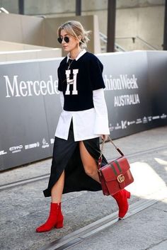 Street Style 2016, Street Style Fall Outfits, Australia Fashion, White Outfit, Looks Street Style, Autumn Street Style, Fashion Weeks, Fall Street Style