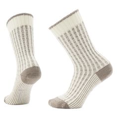 Our Everyday Cozy Waffle Press Crew Socks are basically like a pair of pajamas for your feet. Super soft, super cozy, with a premium sweater feel for all day comfort you won't want to take off. | Smartwool Everyday Cozy Waffle Press Crew Socks in Natural | Size: Small Warm Cozy Cream Socks, Cream Ribbed Winter Socks, Cream Ribbed Socks For Winter, Comfortable Cozy Ribbed Socks, Comfortable Ribbed Cozy Socks, Comfortable Cream Winter Socks, Comfortable Cream Socks For Winter, Warm Comfortable Cream Socks, Comfortable Warm Cream Socks