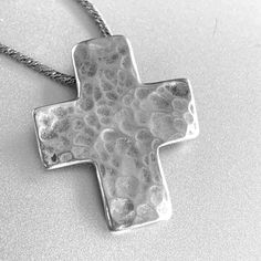 "You won't find a nicer Artistic Oxidized Sterling Silver Hammered Cross Pendant. Has the original Silpada oxidized chain with Arrow Logo Tag. Lobster Clasp. .925 Israel. Pendant is Approx. 1 1/4\" by 1\" Silpada Chain is approx. 17.5\" Long with lobster clasp Silpada N0732 REF: \"Silpada Echo in Time IV\" Necklace" Time Necklace, V Necklace, Arrow Logo, Woven Necklace, Mookaite Jasper, Woven Chain, Silpada Jewelry, Logo Tag, Cross Jewelry