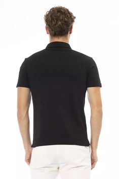 Elevate your style to new heights with this exquisite Baldinini Trend Polo Shirt. Perfectly crafted with 100% soft cotton for unrivaled comfort, this shirt boasts a sleek black hue that exudes timeless class. Leading the design is the iconic, intricately embroidered Baldinini Trend logo, which adds a touch of luxury appeal to your casual repertoire. Designed with short sleeves, it’s a piece meant for the man who values sophistication even in his laid-back moments. Material: 100% Cotton Country o Men Polo Shirt, Embroidery Shoes, Polo Tees, Cotton Polo Shirt, Cotton Polo, Fashion Today, Seychelles, Outfit Casual, Adidas Yeezy Boost