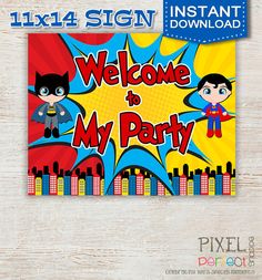 an image of a welcome to my party sign